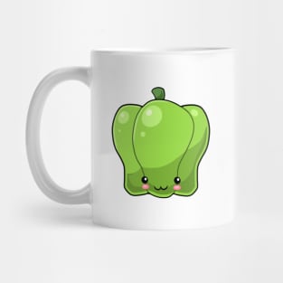 Kawaii bell pepper vegetable Mug